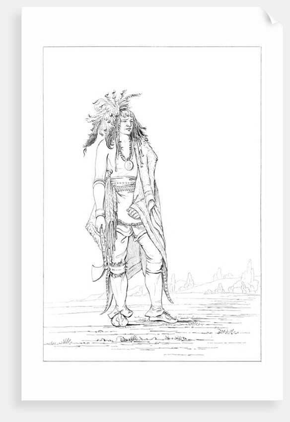 Iroquois brave by Myers and Co