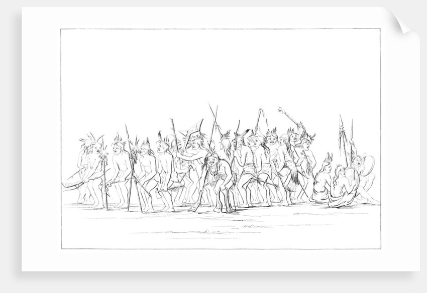 Dog dance of the Sioux by Myers and Co