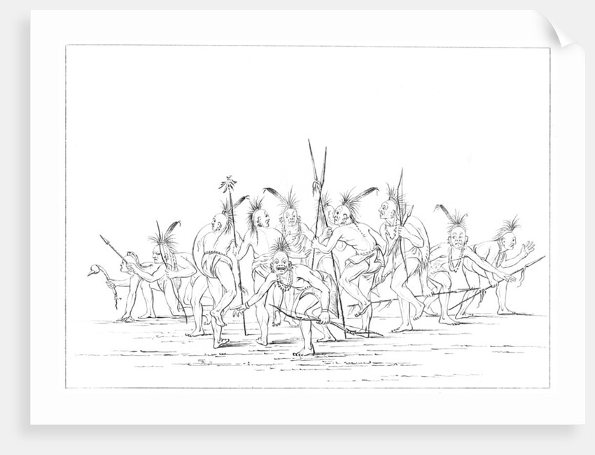 Discovery dance, Sac and Fox, Rock Island, Upper Mississippi by Myers and Co