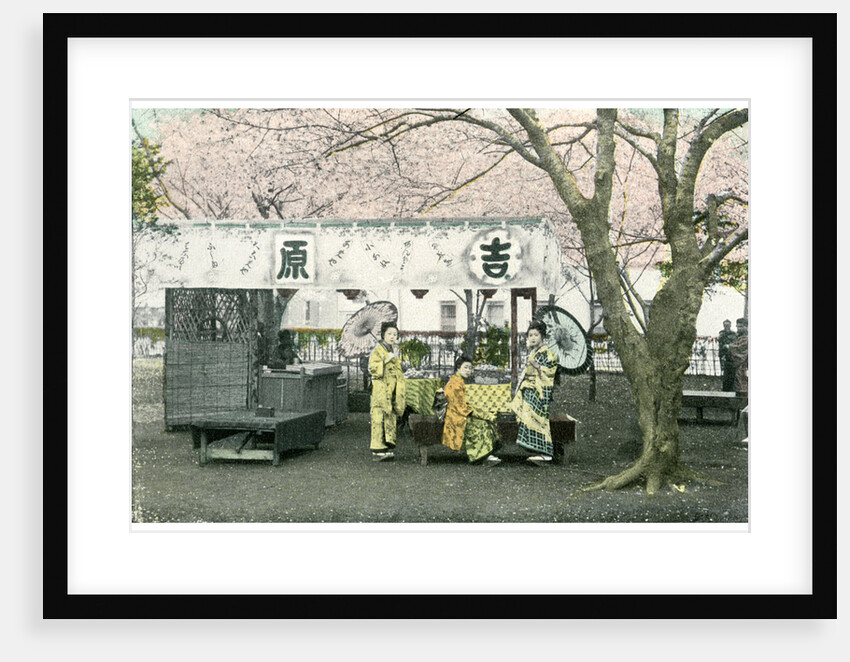 Lunch stand in a public park, Japan by Anonymous