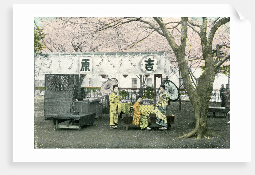 Lunch stand in a public park, Japan by Anonymous