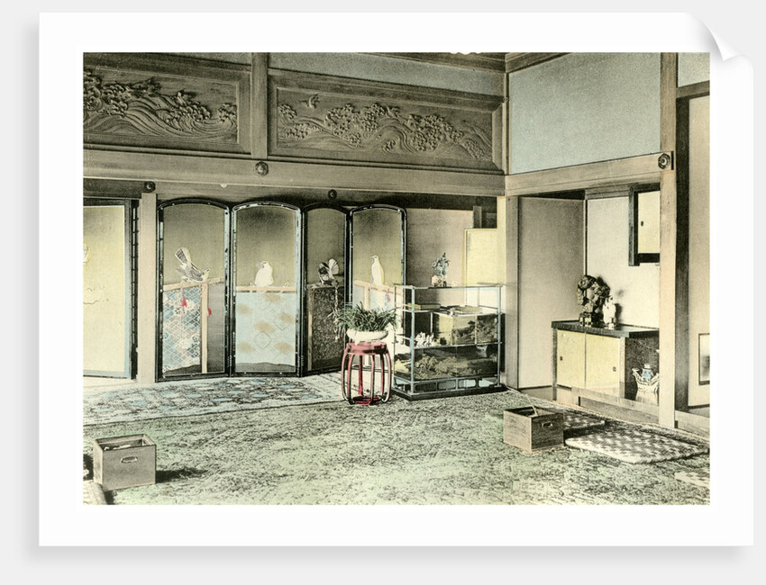 Reception room in a Japanese nobleman's house by Anonymous