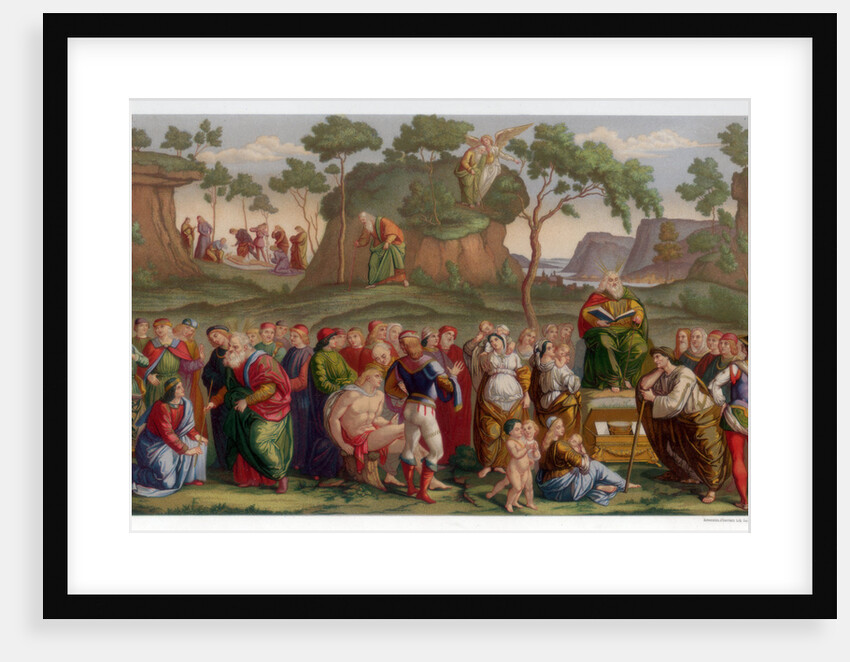 Moses's Testament and Death by Franz Kellerhoven
