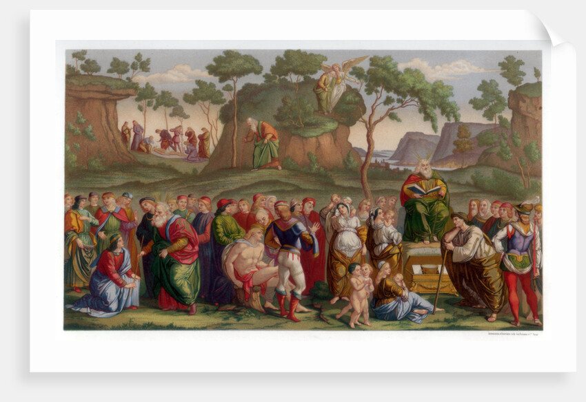 Moses's Testament and Death by Franz Kellerhoven