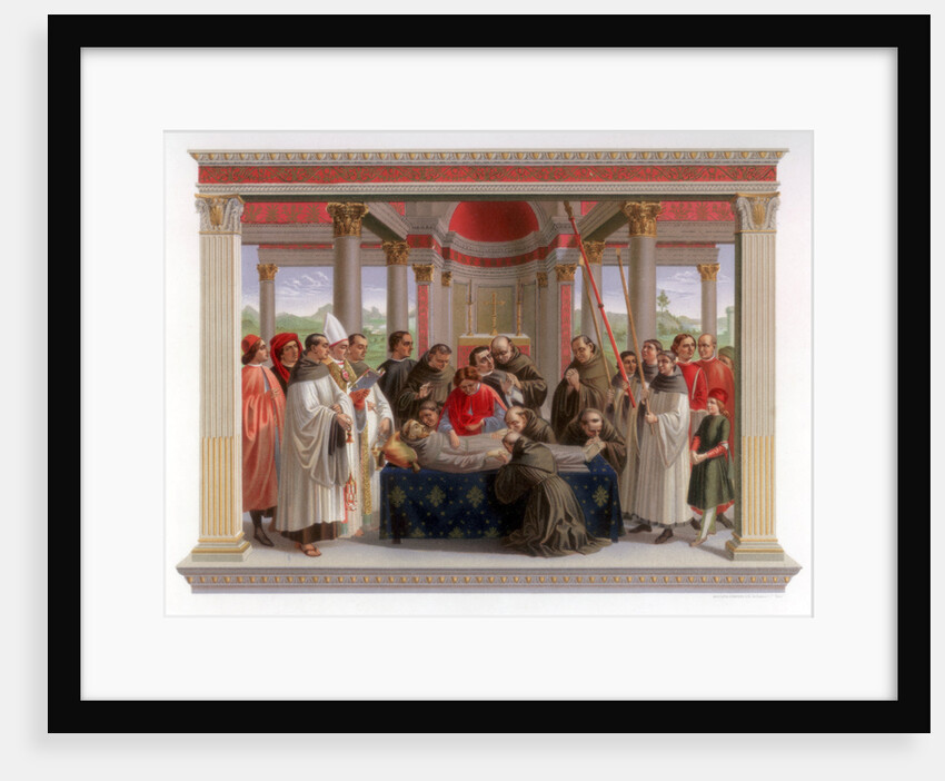 Obsequies of St Francis by Franz Kellerhoven