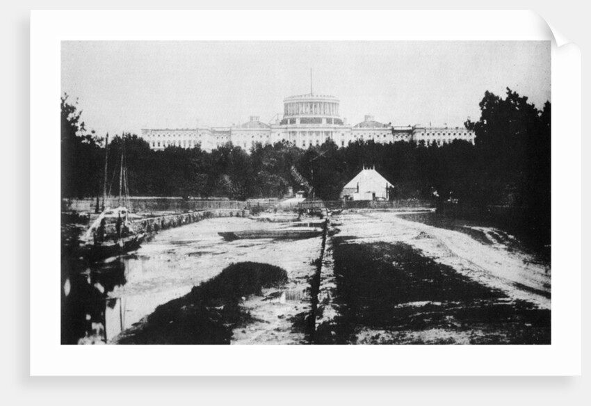 The Capitol without its dome, Washington DC, USA by Anonymous