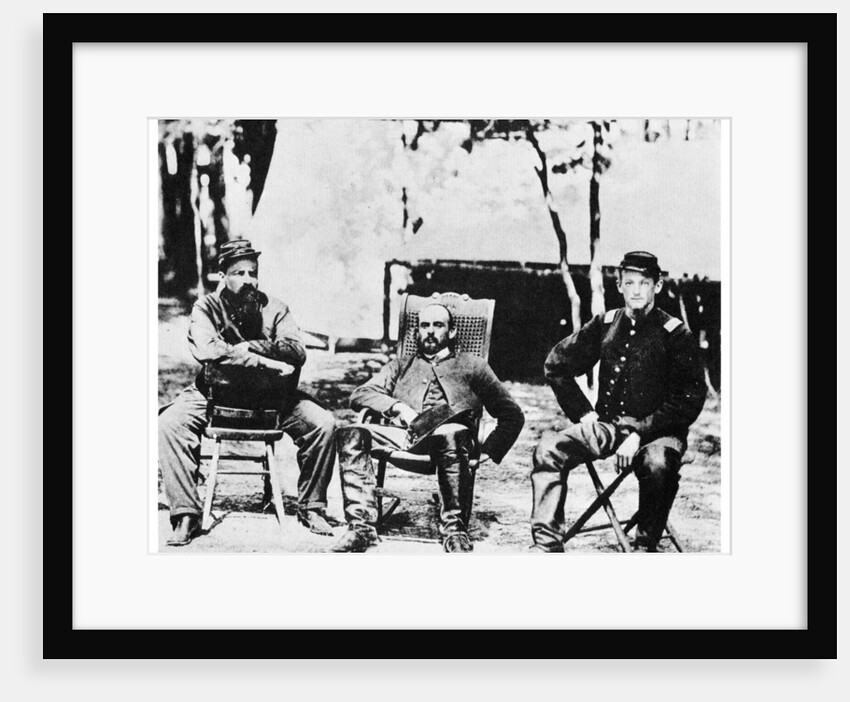 Union officers before the fall of Petersburg, American Civil War by Anonymous