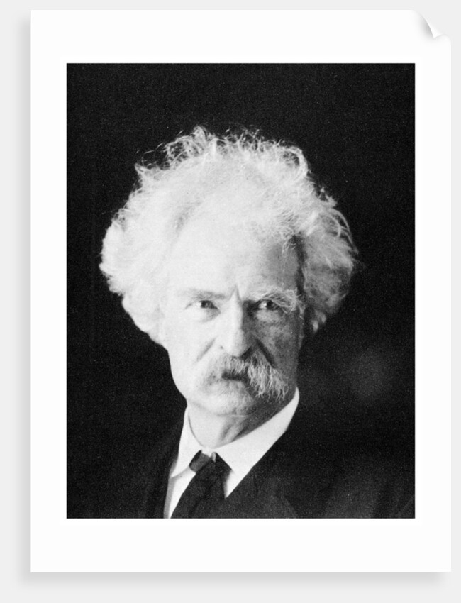 Mark Twain, American novelist, in his later years by Anonymous