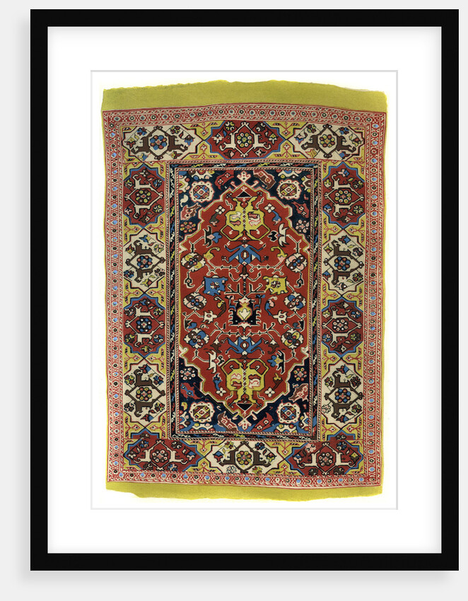 Knotted wool carpet by Anonymous