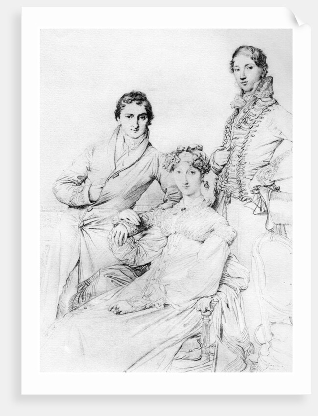 Mr and Mrs Joseph Woodhead, and Mr Henry Comber, Rome by Anonymous