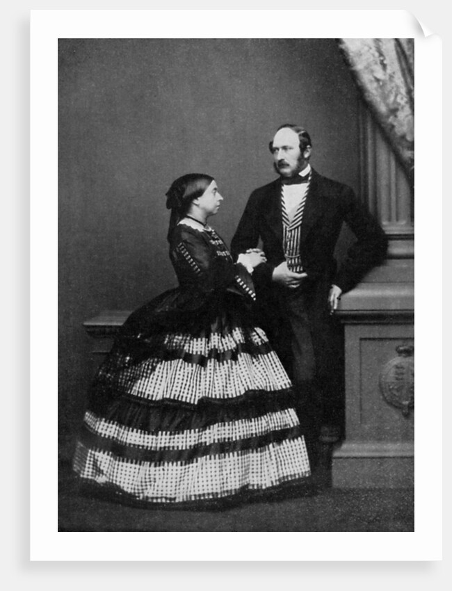 Queen Victoria and Albert, Prince Consort by John Jabez Edwin Mayall