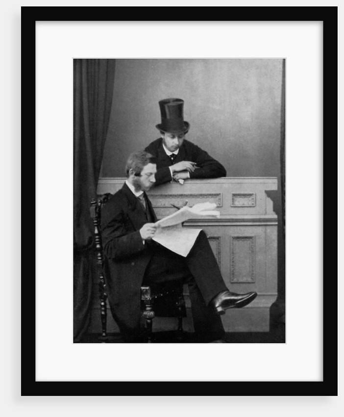 The Prince of Wales and Crown Prince Frederick William of Prussia, Windsor by Anonymous