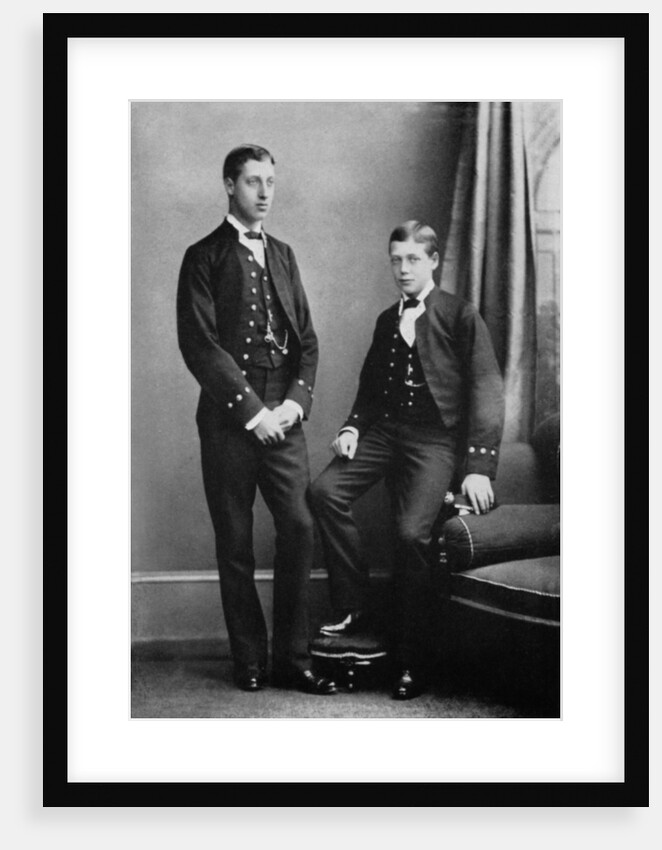 Prince Albert Victor and Prince George during the voyage of the 'Bacchante' by Herbert Numan