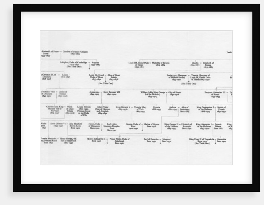 Ancestry and family connections of King Edward VII and Queen Alexandra by Anonymous