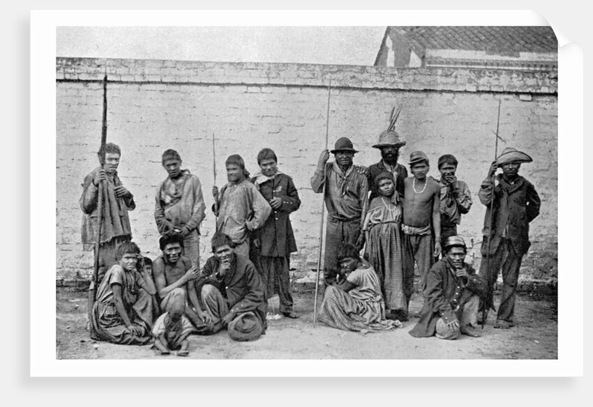 Chavantes (Xavante) indians, São Paulo, Brazil by A Frisch