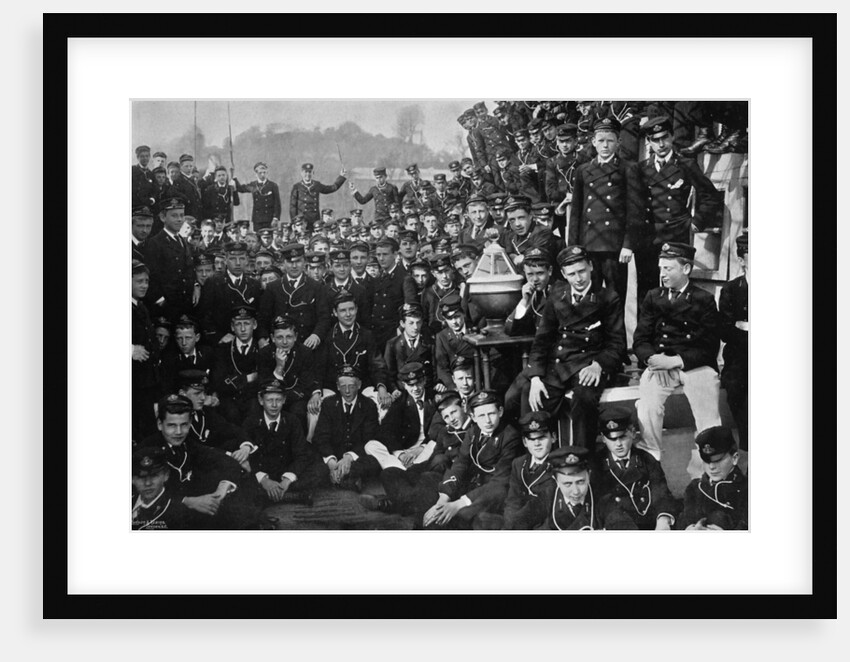 Naval cadets on board HMS Britannia, Dartmouth, Devon by Gregory & Co