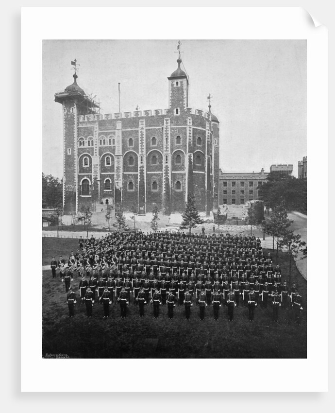 The 1st Suffolk Regiment at the Tower of London by WW Rouch