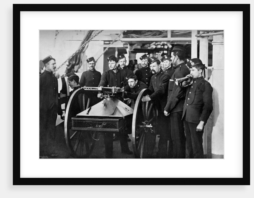 Repel boarders exercise, Sheerness Gunnery School, Kent by Gregory & Co