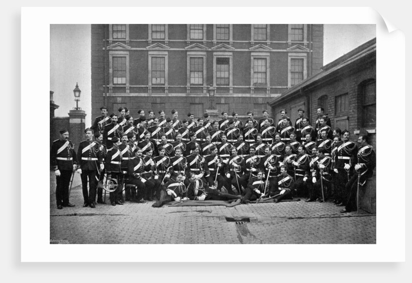 Non-commissioned officers of the 1st Life Guards at Knightsbridge Barracks, London by Gregory & Co