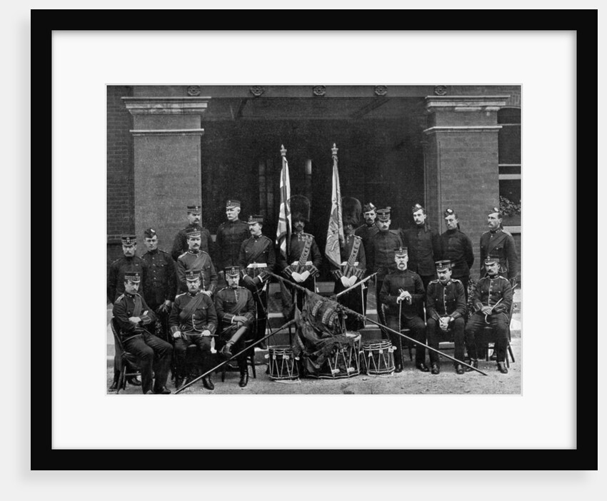 The officers and colours of the 1st Battalion, Royal Scots Fusiliers by Wyrall & Son