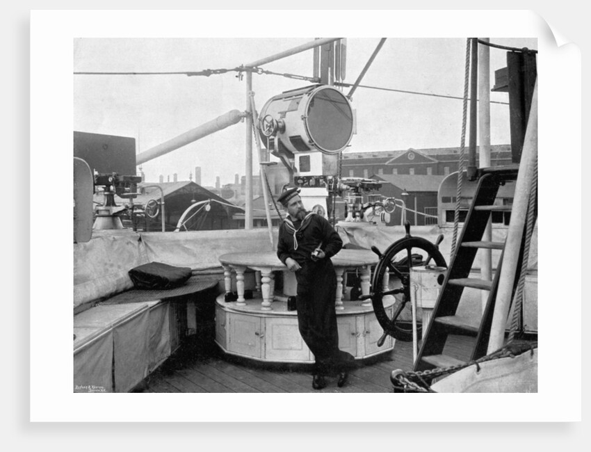 A holophote on board HMS Imperieuse by A Debenham