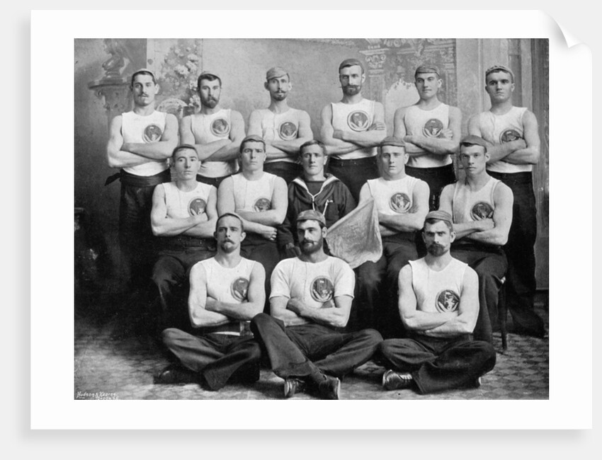 The champion stokers' cutter crew of HMS Hawke by R Ellis