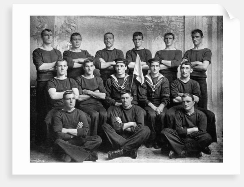 The champion duty boat crew of HMS Hawke by R Ellis