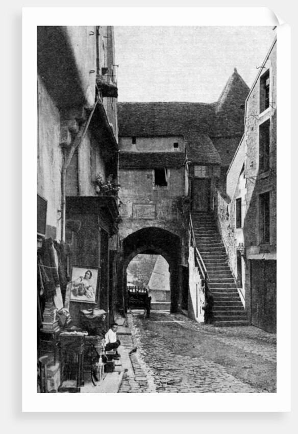 An old curiosity shop in Falaise, Normandy, France by Humphrey Joel