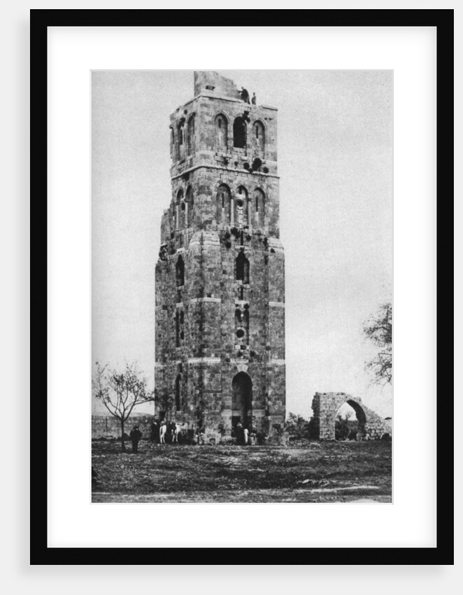 Tower of the Forty Martyrs, Ramla, Palestine by Ewing Galloway