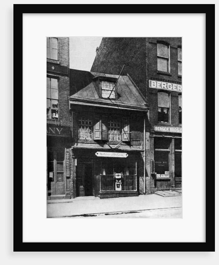 Birthplace of the flag of the United States, Philadelphia, Pennsylvania, USA by Ewing Galloway