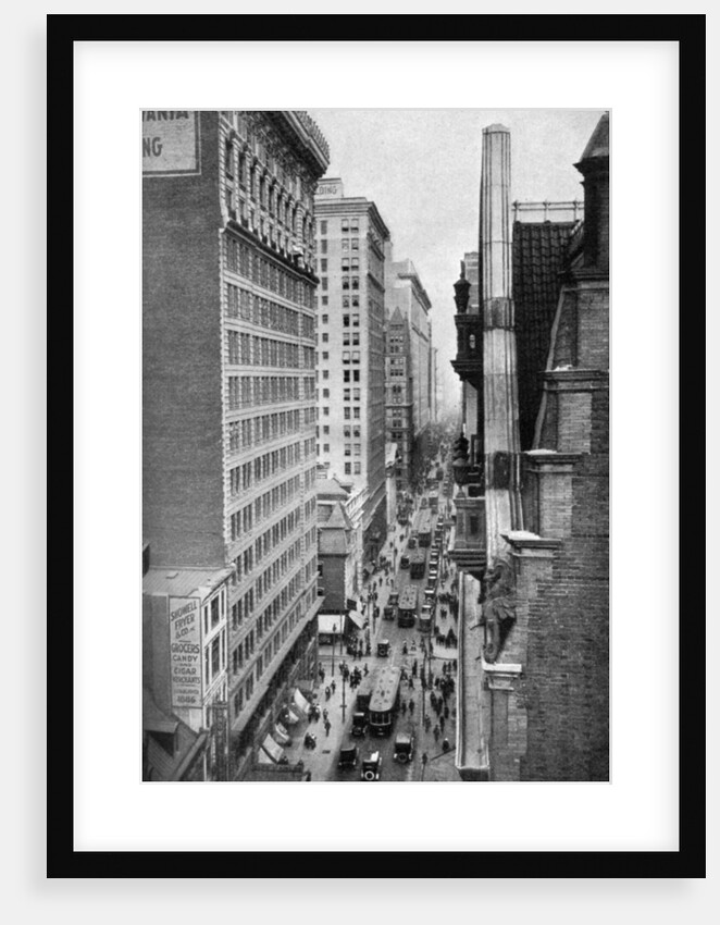 Chestnut Street, Philadelphia, Pennsylvania, USA by Ewing Galloway