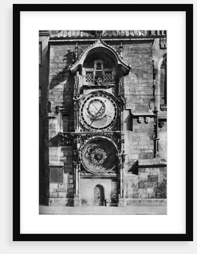 The Prague Astronomical Clock, Czechoslovakia by Anonymous