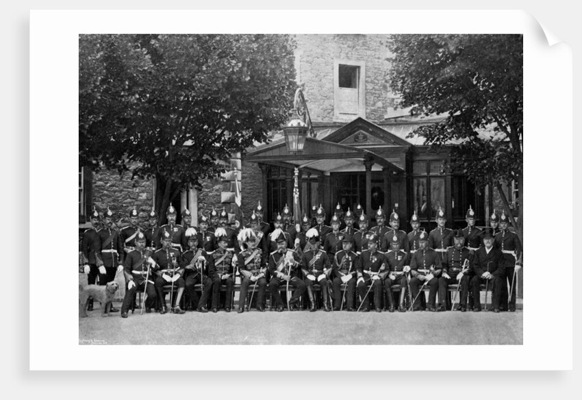 The Duke of Saxe-Coburg and Gotha and the officers of the Plymouth Division by Anonymous