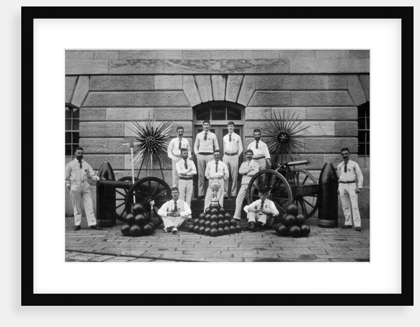 Senior league Cricket XI of the Royal Naval Ordnance Department, Plymouth, Devon by WM Crockett