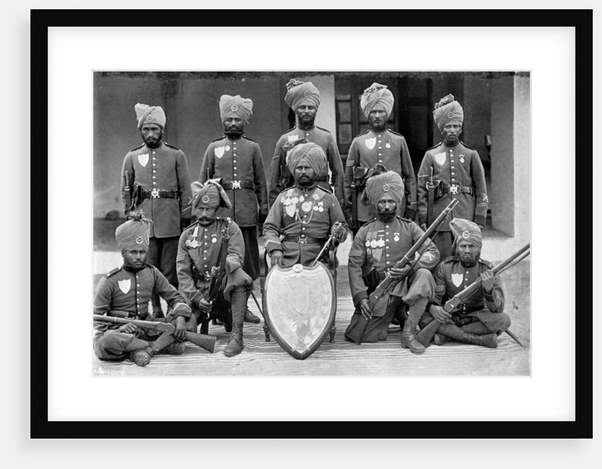 The champion shooting team of the 26th Punjab Regiment of Bengal Infantry by T Winter