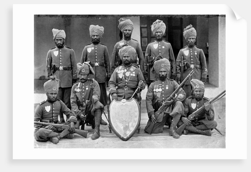 The champion shooting team of the 26th Punjab Regiment of Bengal Infantry by T Winter
