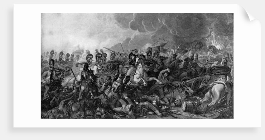 The decisive charge of the Life Guards at the Battle of Waterloo by WM Bromley