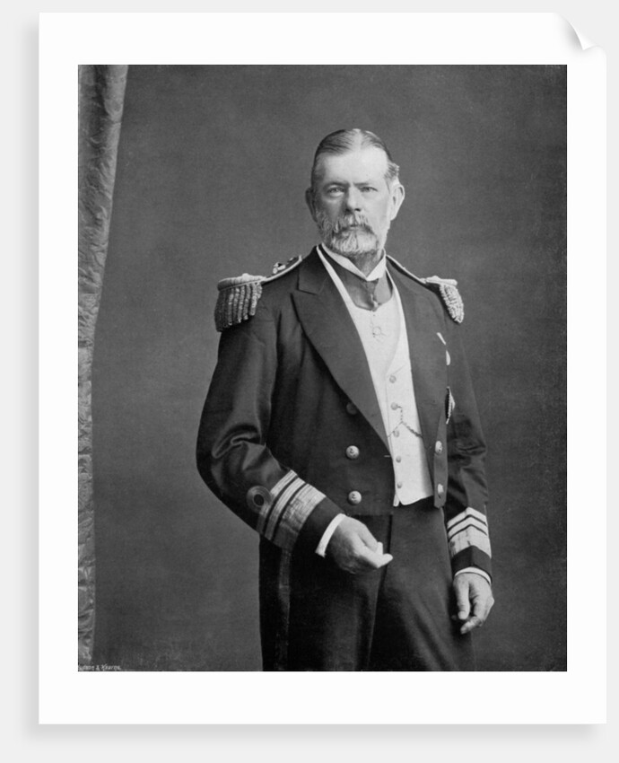 Vice-Admiral Sir John Ommanney Hopkins, British naval officer by Marsh Brothers