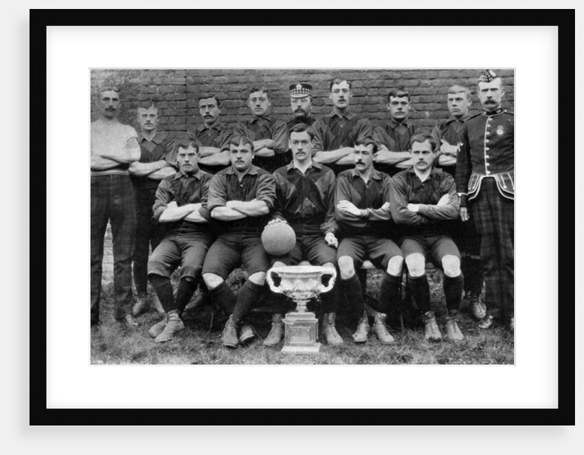 Football team of the 1st Royal Scots (Lothian Regiment) by Anonymous