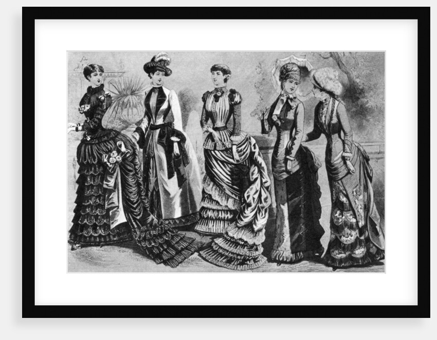 Women's fashion of the 1880s and 1890s by Anonymous