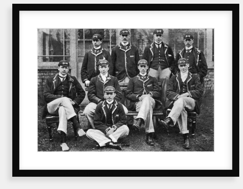 The winning Oxford boat race crew by Anonymous