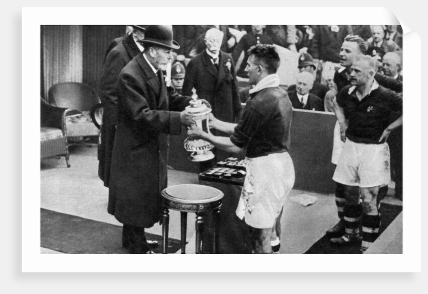 King George V presenting the FA Cup, Wembley Stadium, London by Fox