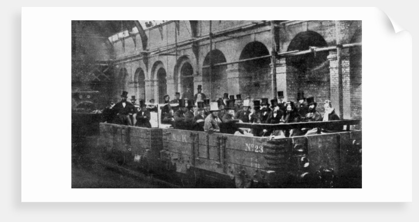 Prime Minister William Gladstone opens the Metropolitan Railway, London by Anonymous