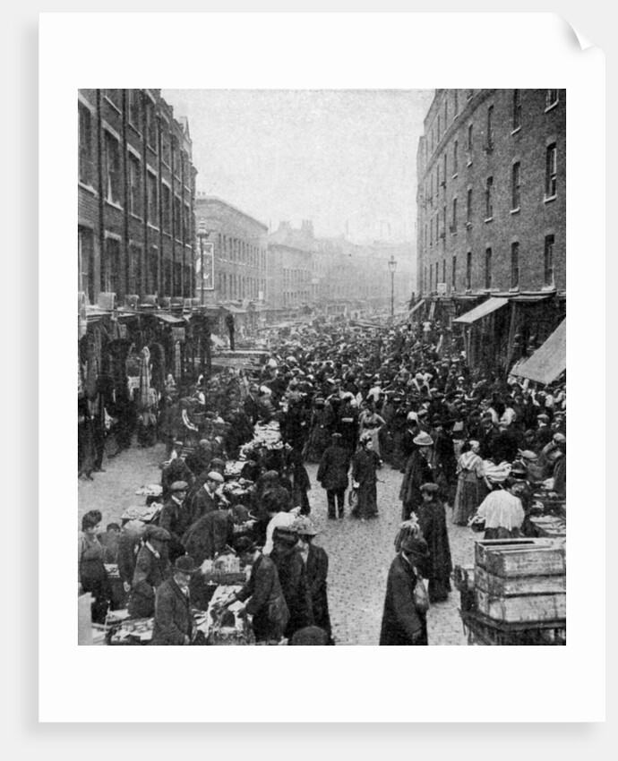 Sunday market, Wentworth Street, East London by Anonymous
