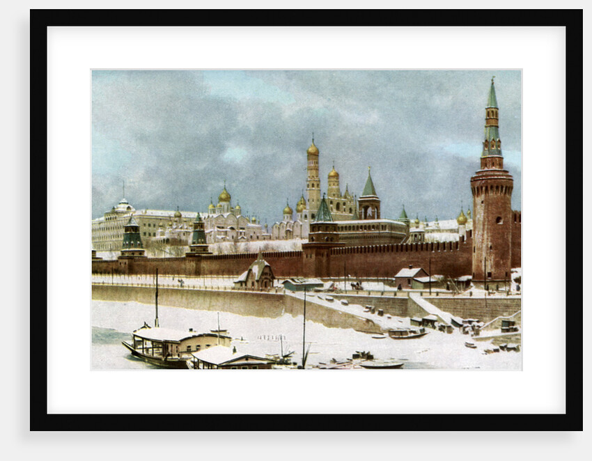 The Kremlin, Moscow, Russia by Topical Press Agency