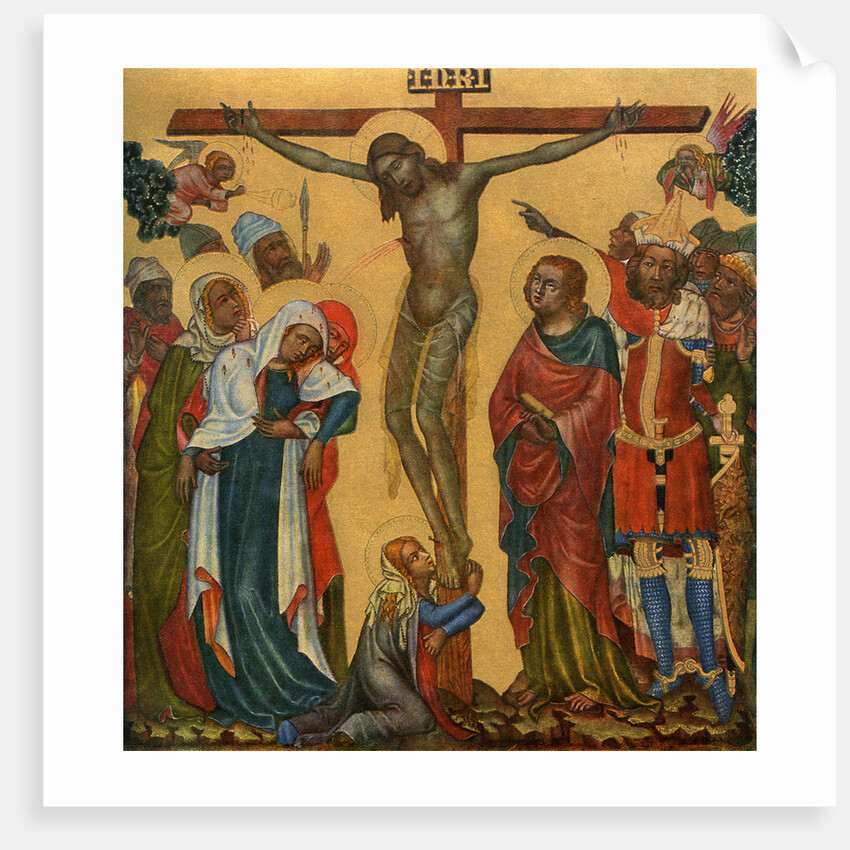 Crucifixion by Master of the Vyssi Brod Altar