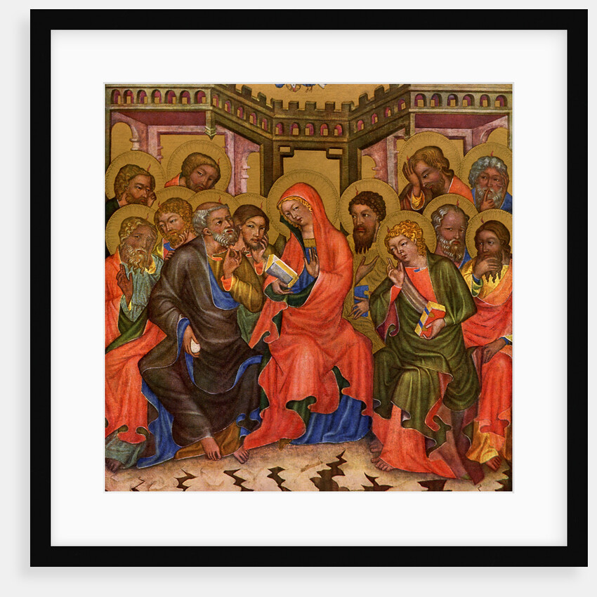 Descent of the Holy Ghost by Master of the Vyssi Brod Altar