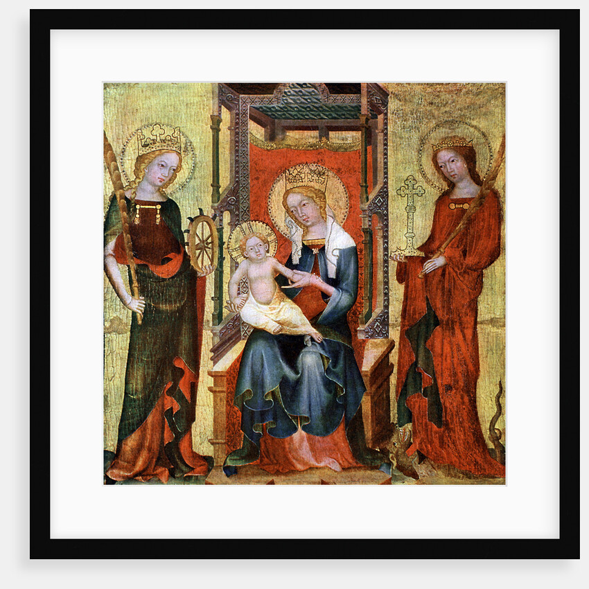 Madonna Between St Catherine and Margaret by Anonymous