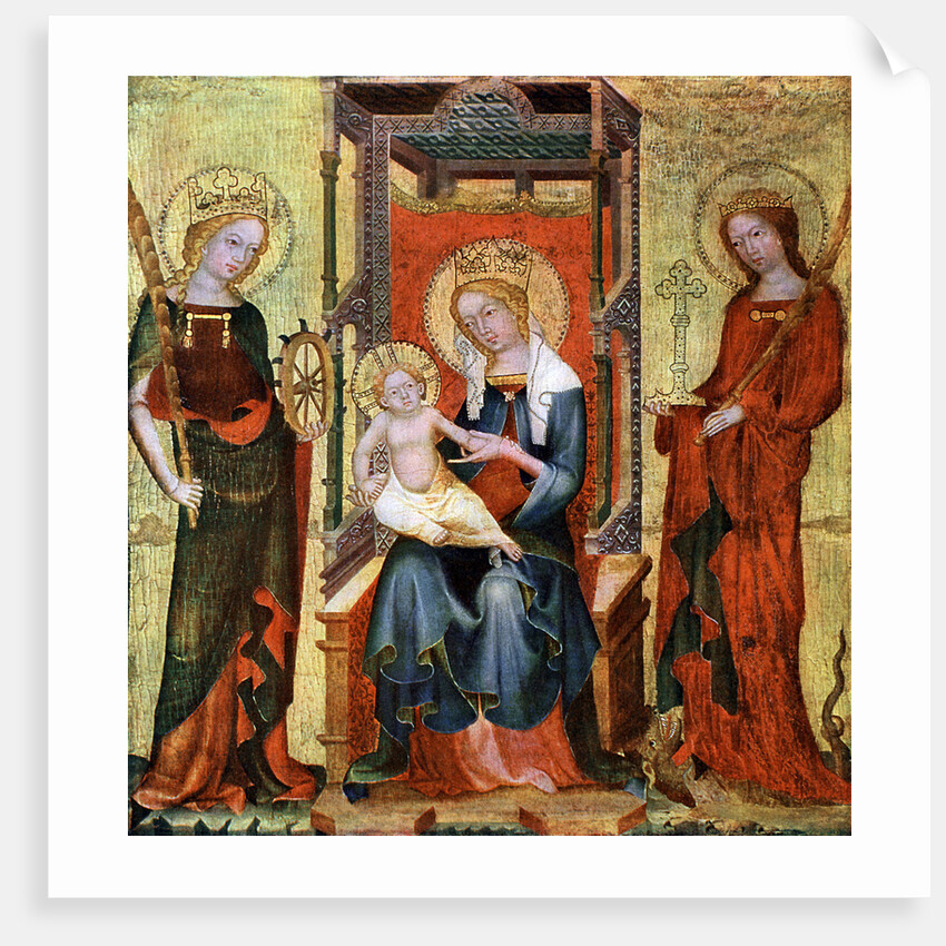 Madonna Between St Catherine and Margaret by Anonymous