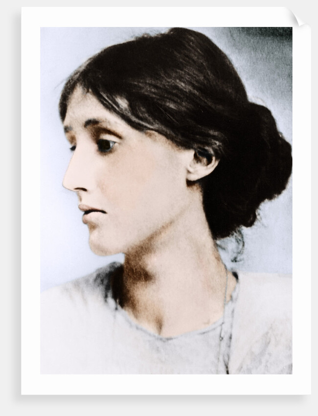 Virginia Woolf, English novelist, essayist and critic by Anonymous
